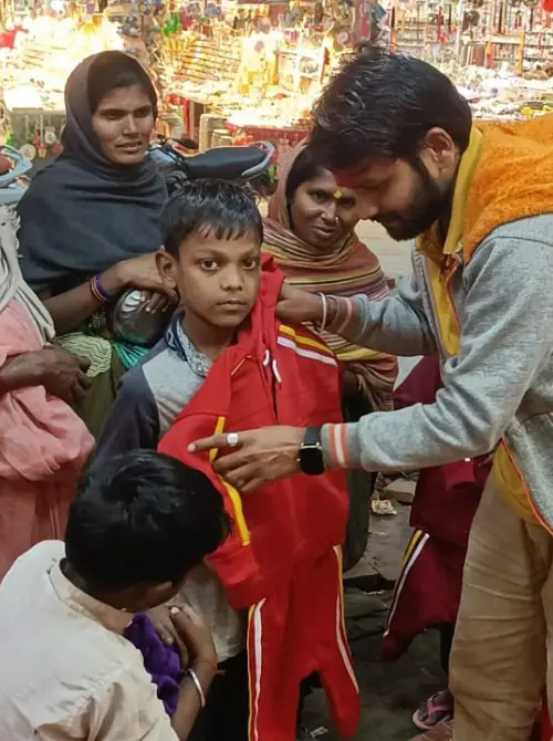 Providing Meals & Clothes